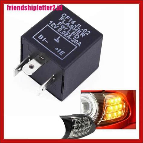 Promo Cf14 Jl 02 Ep35 Relay Fix Flasher Lampu Sein Led 3 Pin 12v Mobil