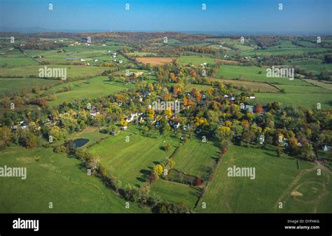 Waterford Virginia Usa Aerial Of Historic Hamlet Of Waterford