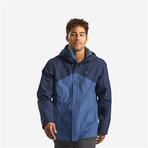 Men's Hiking Lightweight Waterproof Jacket MH150