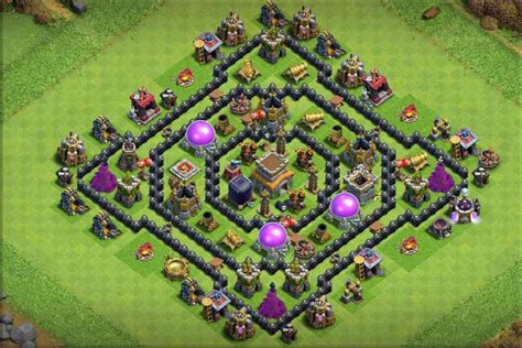 TH8 Trophy Pushing Army 2022 #5 - Town Hall Base Link, Capital Layouts