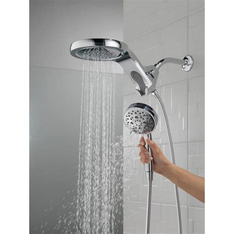 Hydrorain H2okinetic 5 Setting Two In One Shower Head 58680 Pr Delta