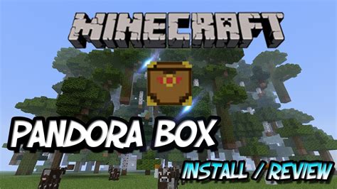 Minecraft Mod Pandora Box 1 4 5 Review Tutorial YouTube