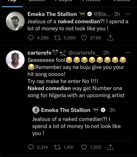 Jeff On Twitter Naked Comedian Ahhh Emeka No Be So Ooh