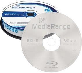 Nośnik danych Płyta Blu ray MediaRange Bd r 25 Gb opak 10szt Opinie