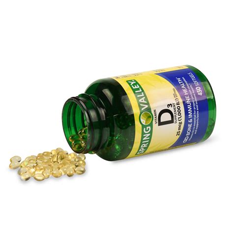 Spring Valley Vitamin D Mcg Iu Softgels Exp