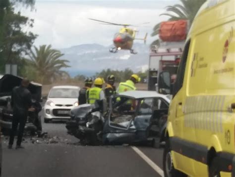 El Accidente De Esta Tarde En La TF 5 Deja Un Conductor Fallecido