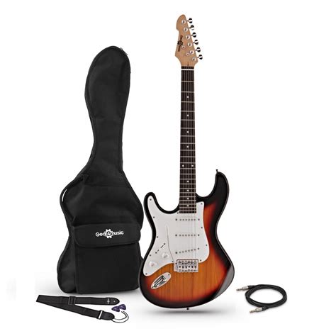 La Left Handed Electric Guitar By Gear4music Sunburst 2023 Edition At Gear4music