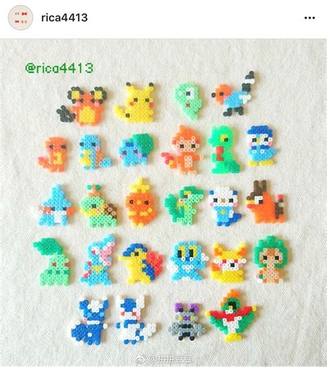 Perler Beads Pokemon Patterns Printable