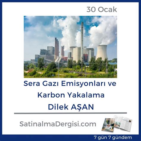 Sera Gazı Emisyonları ve Karbon Yakalama Satınalma Dergisi