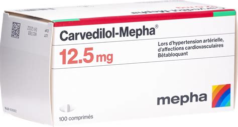 Carvedilol Mepha Tabletten 12 5mg 100 Stück in der Adler Apotheke