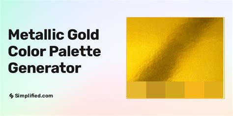 Metallic Gold Color Palette Inspire Your Designs