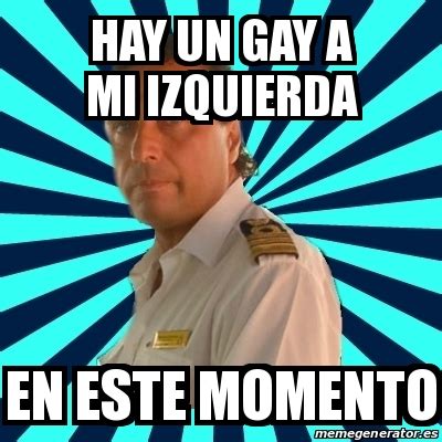 Meme Francesco Schettino Hay Un Gay A Mi Izquierda En Este Momento