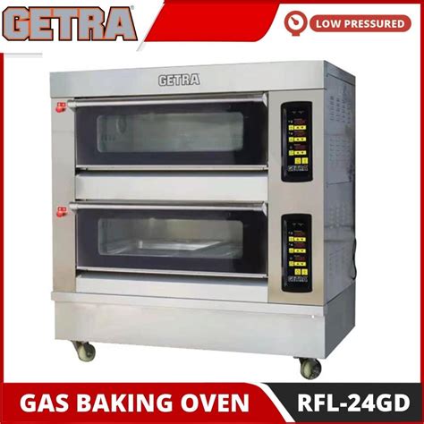 Jual GETRA RFL 24GD RFL 24GD OVEN 2 DECK 4 TRAY PEMANGGANG ROTI KUE