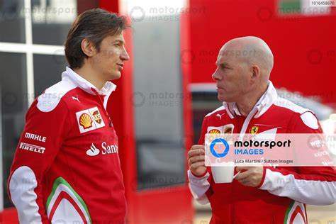 Massimo Rivola Ita Ferrari And Jock Clear Gbr Ferrari Chief