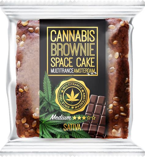 Cannabis Chocolate Brownie Medium Sativa Flavour Carton 24 Packs