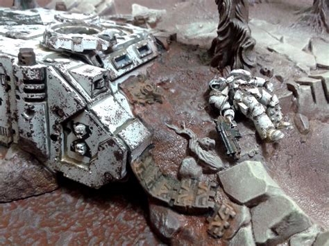 Star Phantoms Terrain Warhammer 40000 Third Crater Wip Close Up