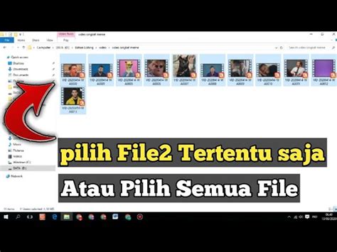 Cara Cepat Memilih Multiple File Di Laptop Dijamin Praktis Cobain Saja