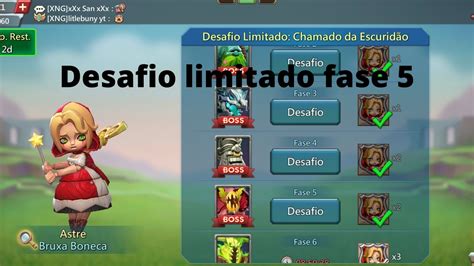 Lords Mobile Desafio Limitado Fase 5 No Manual YouTube