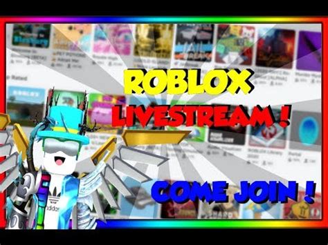 Roblox Live Playing With Fans Come Join YouTube