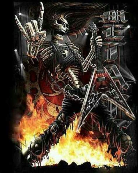 And I Do Love My Metal M Heavy Metal Art Heavy Metal Skull Artwork