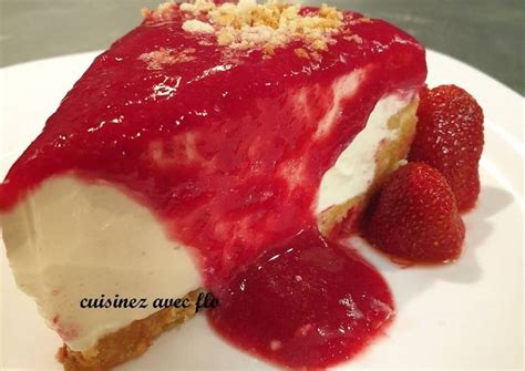 Comment Traiter Cheesecake Sans Cuisson Au Coulis De Fraises Le D Licieux