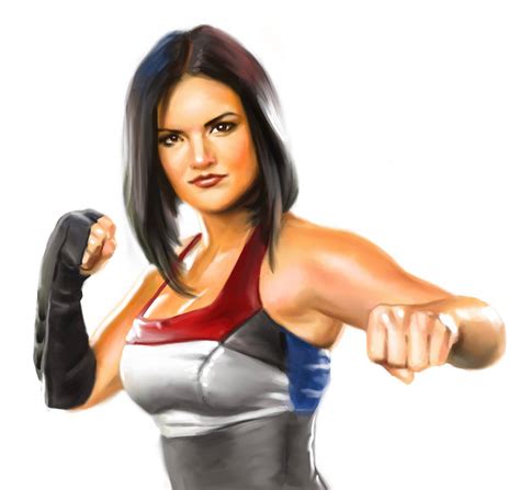 Gina Carano Painting By Artofwei On Deviantart