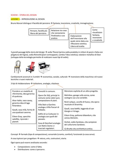 Storia Del Design Dal Al Schemi Storia Del Design Lezione