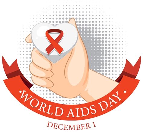 Free Vector World Aids Day Poster Design