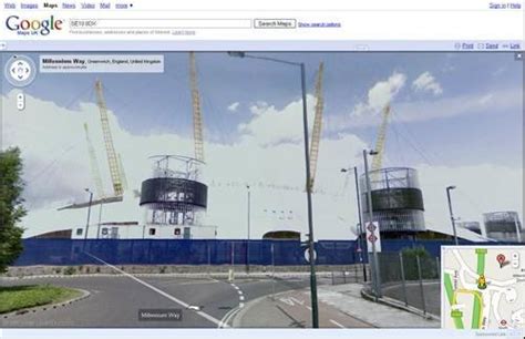 Google Street View - The O2 Arena - Photos: Google Street View - A tour ...