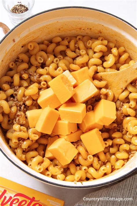 Homemade Hamburger Helper Recipe With Velveeta Cheese Deporecipe Co