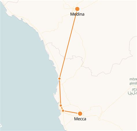 Mecca to Medina Train Ticket Prices, Schedule & Map