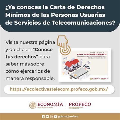 Profeco On Twitter Conoce Tus Derechos Como Usuario De Servicios De