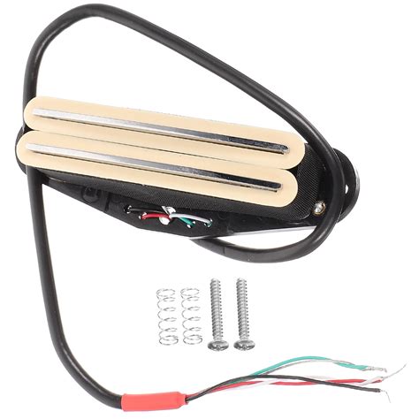 Dual Rail Pickup Metal Pickups Magnet Plastic Guitar Pickguard Dual