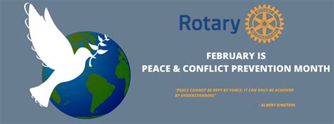 February Is Peacebuilding And Conflict Prevention Month District