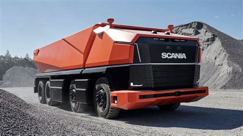 Scanias New Autonomous Truck Concept Does Away With The Cabin