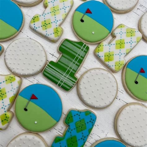 Golf Themed Cookies Etsy