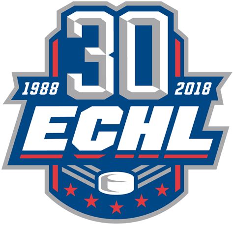 Echl Anniversary Logo Echl Echl Chris Creamers Sports Logos Page