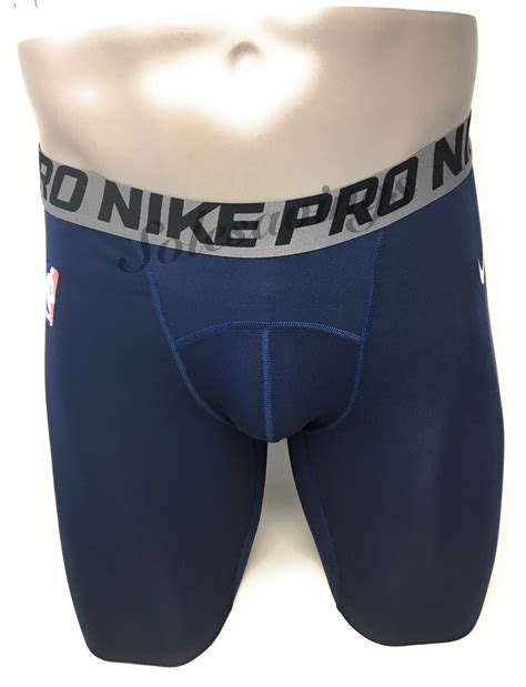 Nike Pro Nba Compression Shorts Player Issue Pe 880802 419 Navy Tight Basketball Ebay