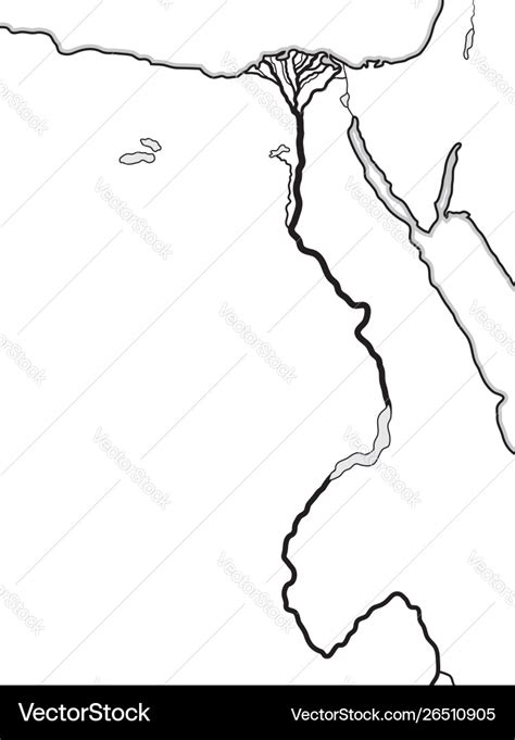 Blank Map Of Egypt With Nile River