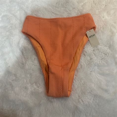 Aerie Swim Nwt Aerie High Cut Cheeky Bikini Bottom Poshmark