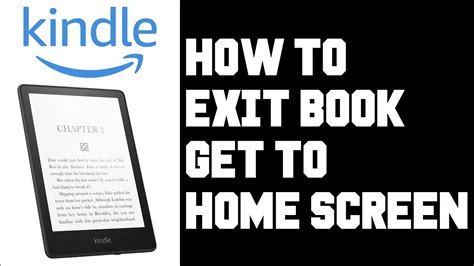 Kindle Paperwhite How To Get To Home Screen Kindle Paperwhite How To