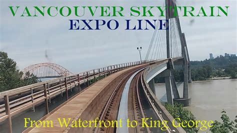 Vancouver Skytrain Expo Line Full Course From Waterfront To King George