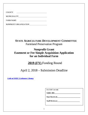 New Jersey Farmland Preservation Programoverview Nj Gov Doc Template