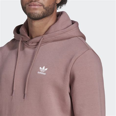 Adidas Originals Adicolor Essentials Trefoil Mens Hoodie Pink Hk0100