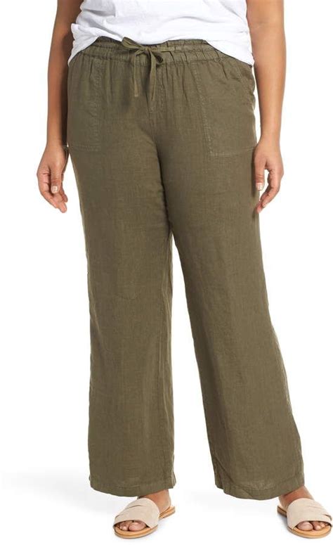 Caslon® Linen Blend Drawstring Pants Nordstrom Linen Drawstring