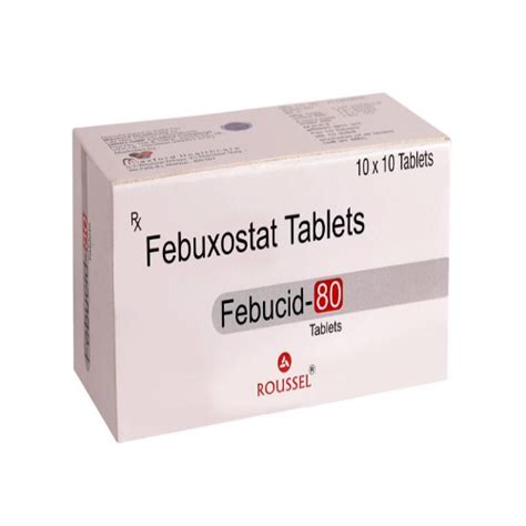 Febuxostat 80 Mg Febucid 80 Tablet 💊 Generic Seva