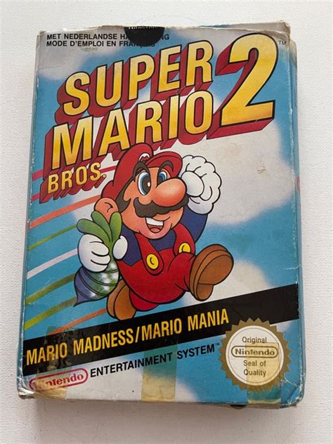 Nintendo Nes Super Mario Bros 2 Videogame In Originele