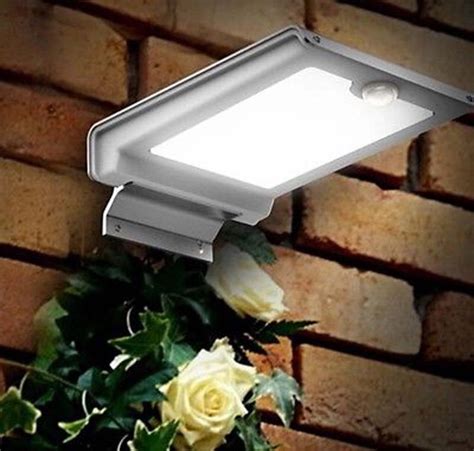 Lumin Ria Solar Led Muro Parede Jardim Sensor R Em