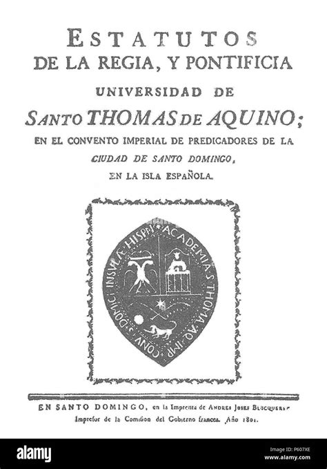 Universidad de santo tomas de aquino fotografías e imágenes de alta