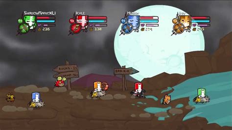 Lets Play Castle Crashers 4 Player 12 The Dark Side Of The Moon